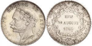 1 Thaler Duché de Nassau (1806 - 1866) Argent Adolphe (grand-duc de Luxembourg)