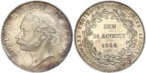 1 Thaler Duché de Nassau (1806 - 1866) Argent Adolphe (grand-duc de Luxembourg)