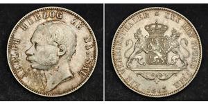 1 Thaler Duché de Nassau (1806 - 1866) Argent Adolphe (grand-duc de Luxembourg)