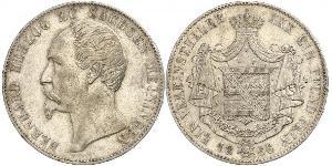 1 Thaler Duché de Saxe-Meiningen (1680 - 1918) Argent Bernard II de Saxe-Meiningen