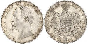 1 Thaler Duché de Saxe-Meiningen (1680 - 1918) Argent Bernard II de Saxe-Meiningen