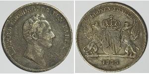 1 Thaler Grand-duché de Bade (1806-1918) Argent 