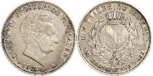 1 Thaler Grand-duché de Bade (1806-1918) Argent Louis Ier de Bade(1763 - 1830)