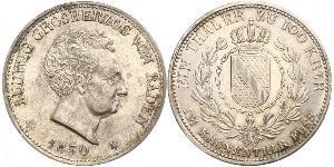 1 Thaler Grand-duché de Bade (1806-1918) Argent Louis Ier de Bade(1763 - 1830)