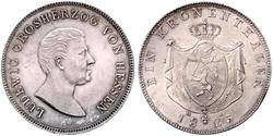 1 Thaler Grand-duché de Hesse (1806 - 1918) Argent Louis Ier (grand-duc de Hesse)