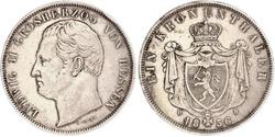 1 Thaler Grand-duché de Hesse (1806 - 1918) Argent Louis II de Hesse