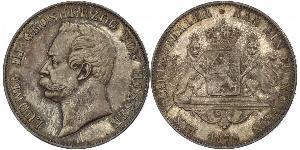 1 Thaler Grand-duché de Hesse (1806 - 1918) Argent Louis III de Hesse