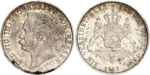 1 Thaler Grand-duché de Hesse (1806 - 1918) Argent Louis III de Hesse