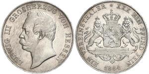 1 Thaler Grand-duché de Hesse (1806 - 1918) Argent Louis III de Hesse