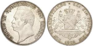 1 Thaler Grand-duché de Hesse (1806 - 1918) Argent Louis III de Hesse