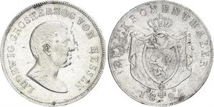 1 Thaler Grand-duché de Hesse (1806 - 1918) Argent Louis Ier (grand-duc de Hesse)