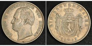 1 Thaler Grand-duché de Hesse (1806 - 1918) Argent Louis II de Hesse