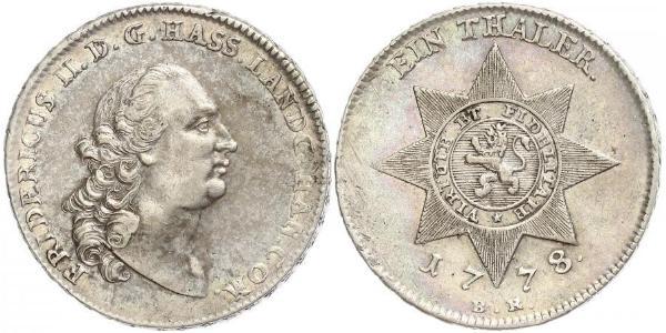 1 Thaler Grand-duché de Hesse (1806 - 1918) Argent 