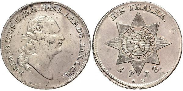 1 Thaler Grand-duché de Hesse (1806 - 1918) Argent 