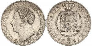 1 Thaler Grand-duché de Saxe-Weimar-Eisenach (1809 - 1918) Argent Charles-Frédéric de Saxe-Weimar-Eisenach