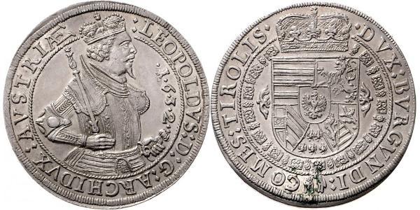 1 Thaler Habsburg Empire (1526-1804) Argent Léopold V d