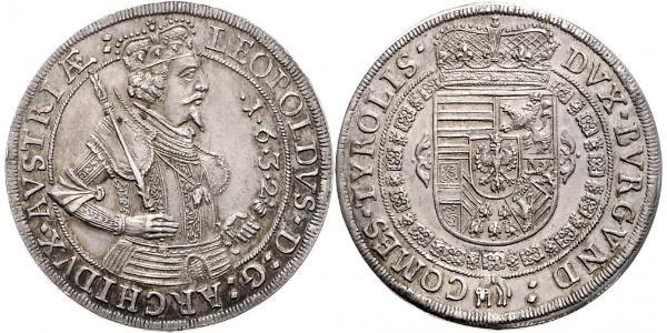 1 Thaler Habsburg Empire (1526-1804) Argent Léopold V d