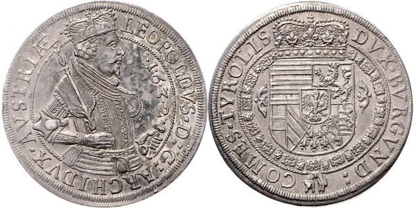 1 Thaler Habsburg Empire (1526-1804) Argent Léopold V d