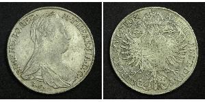 1 Thaler Habsburg Empire (1526-1804) / Ååstenrik Argent Maria Theresa of Austria (1717 - 1780)
