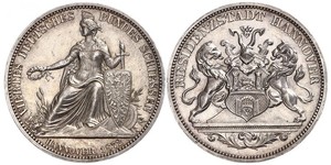 1 Thaler Hanovre (province) (1868 - 1946) Argent 