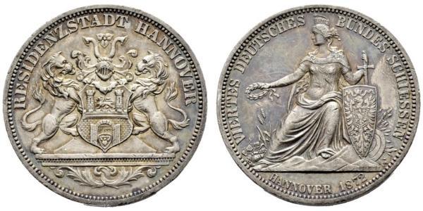 1 Thaler Hanovre (province) (1868 - 1946) Argent 