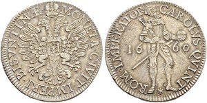 1 Thaler Kingdom of France (843-1791) Argent Charles V du Saint-Empire  (1500-1558)