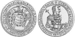 1 Thaler Principality of Transylvania (1571-1711) Argent Gabriel Ier Báthory(1589 – 1613)