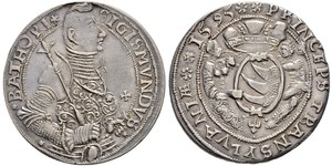 1 Thaler Principality of Transylvania (1571-1711) Argent Sigismond Ier Báthory (1572 -1613)