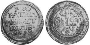 1 Thaler Principality of Transylvania (1571-1711) Argent 