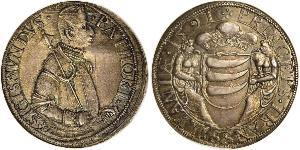 1 Thaler Principality of Transylvania (1571-1711) Argent Sigismond Ier Báthory (1572 -1613)