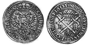 1 Thaler Principality of Transylvania (1571-1711) Argent 