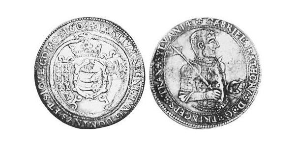 1 Thaler Principality of Transylvania (1571-1711) Argent Gabriel Ier Báthory(1589 – 1613)