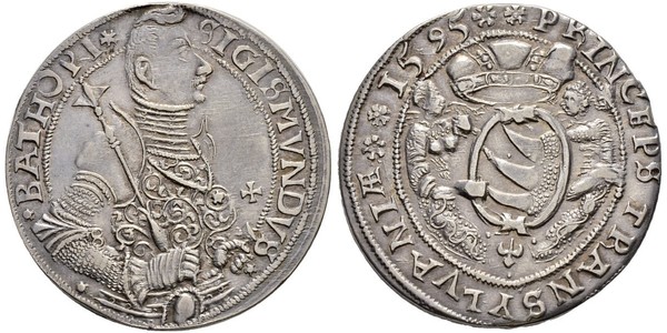 1 Thaler Principality of Transylvania (1571-1711) Argent Sigismond Ier Báthory (1572 -1613)