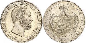 1 Thaler Principauté de Lippe (1123 - 1918) Argent Léopold III de Lippe