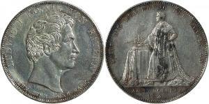 1 Thaler Royaume de Bavière (1806 - 1918) Argent Louis Ier de Bavière(1786 – 1868)