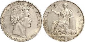 1 Thaler Royaume de Bavière (1806 - 1918) Argent Louis Ier de Bavière(1786 – 1868)