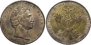 1 Thaler Royaume de Bavière (1806 - 1918) Argent Louis Ier de Bavière(1786 – 1868)