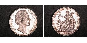 1 Thaler Royaume de Bavière (1806 - 1918) Argent Louis II de Bavière (1845-1886)(1845 – 1886)
