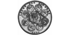 1 Thaler Royaume de Bavière (1806 - 1918) Argent Louis Ier de Bavière(1786 – 1868)