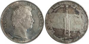 1 Thaler Royaume de Bavière (1806 - 1918) Argent Louis Ier de Bavière(1786 – 1868)