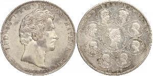 1 Thaler Royaume de Bavière (1806 - 1918) Argent Louis Ier de Bavière(1786 – 1868)