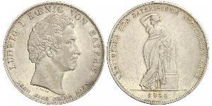 1 Thaler Royaume de Bavière (1806 - 1918) Argent Louis Ier de Bavière(1786 – 1868)