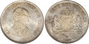 1 Thaler Royaume de Bavière (1806 - 1918) Argent Maximilien Ier de Bavière (roi) (1756 - 1825)