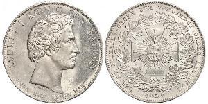 1 Thaler Royaume de Bavière (1806 - 1918) Argent Louis Ier de Bavière(1786 – 1868)