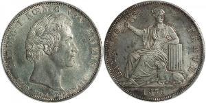 1 Thaler Royaume de Bavière (1806 - 1918) Argent Louis Ier de Bavière(1786 – 1868)