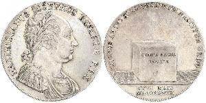 1 Thaler Royaume de Bavière (1806 - 1918) Argent Maximilien Ier de Bavière (roi) (1756 - 1825)