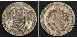 1 Thaler Royaume de Hongrie (1000-1918) Argent Joseph II, Holy Roman Emperor  (1741 - 1790)