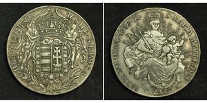 1 Thaler Royaume de Hongrie (1000-1918) Argent Joseph II, Holy Roman Emperor  (1741 - 1790)