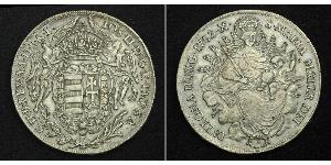 1 Thaler Royaume de Hongrie (1000-1918) Argent Joseph II, Holy Roman Emperor  (1741 - 1790)