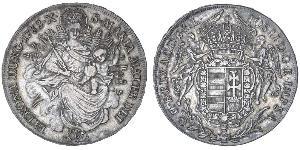 1 Thaler Royaume de Hongrie (1000-1918) Argent Joseph II, Holy Roman Emperor  (1741 - 1790)